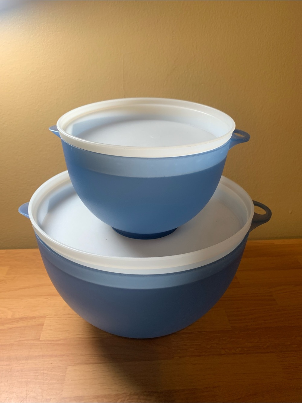 2 Vintage Susan Pryke IKEA Mixing Bowls & Lids Collectible